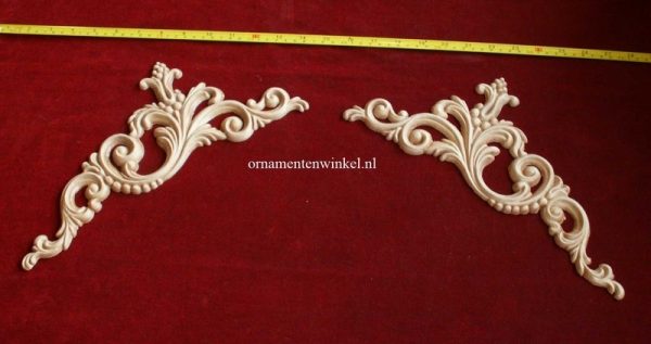 Hoek ornament set L & R 1713