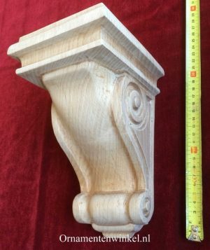 Console ornament hout houtsnijwerk 1830