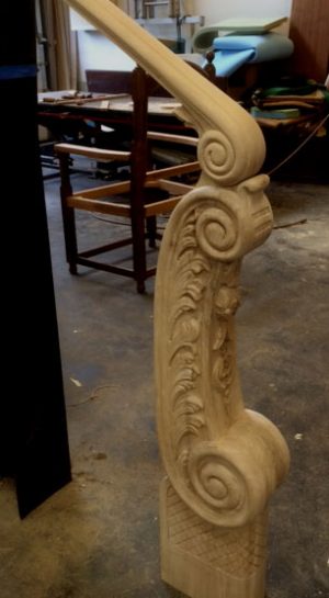 Trapbaluster volut model mebu