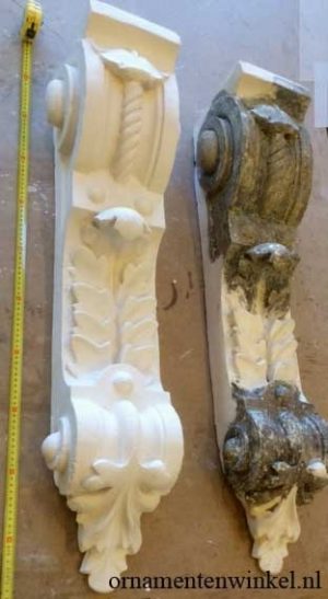 Console  teracotta Artstone restauratie
