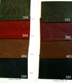 Leer inleg Antiek look 405 Bruin