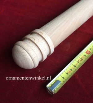 Leuning eindstop art deco knop model A