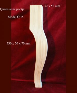 Queen anne tafelpoot