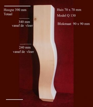 Queen anne tafelpoot