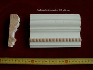 Ruiterlijst met parellijst 1980 per 4,8 meter