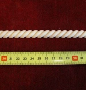 Touwmotief 2059 halve rond lijstje 12 x 6 mm  prijs per 5 meter.